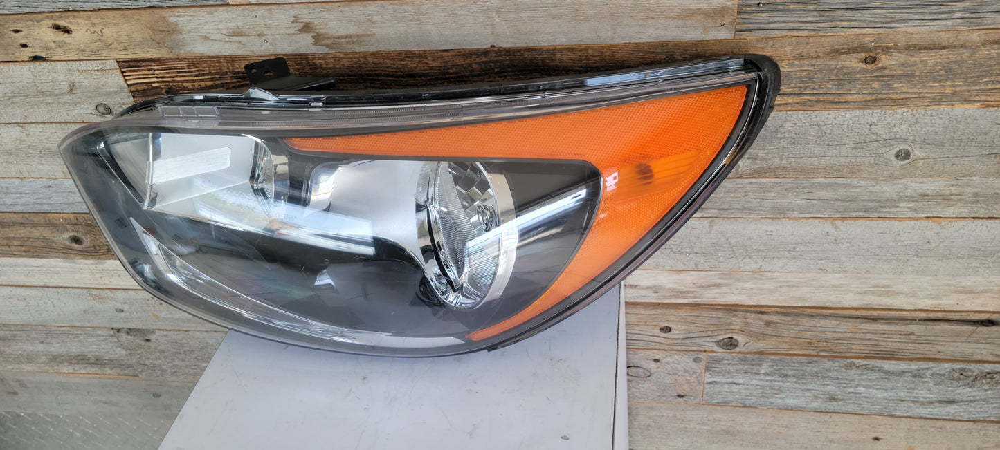 KIA RIO 2012 2017 Driver Headlamp assy composite H/B; w/o LED Position Lamp