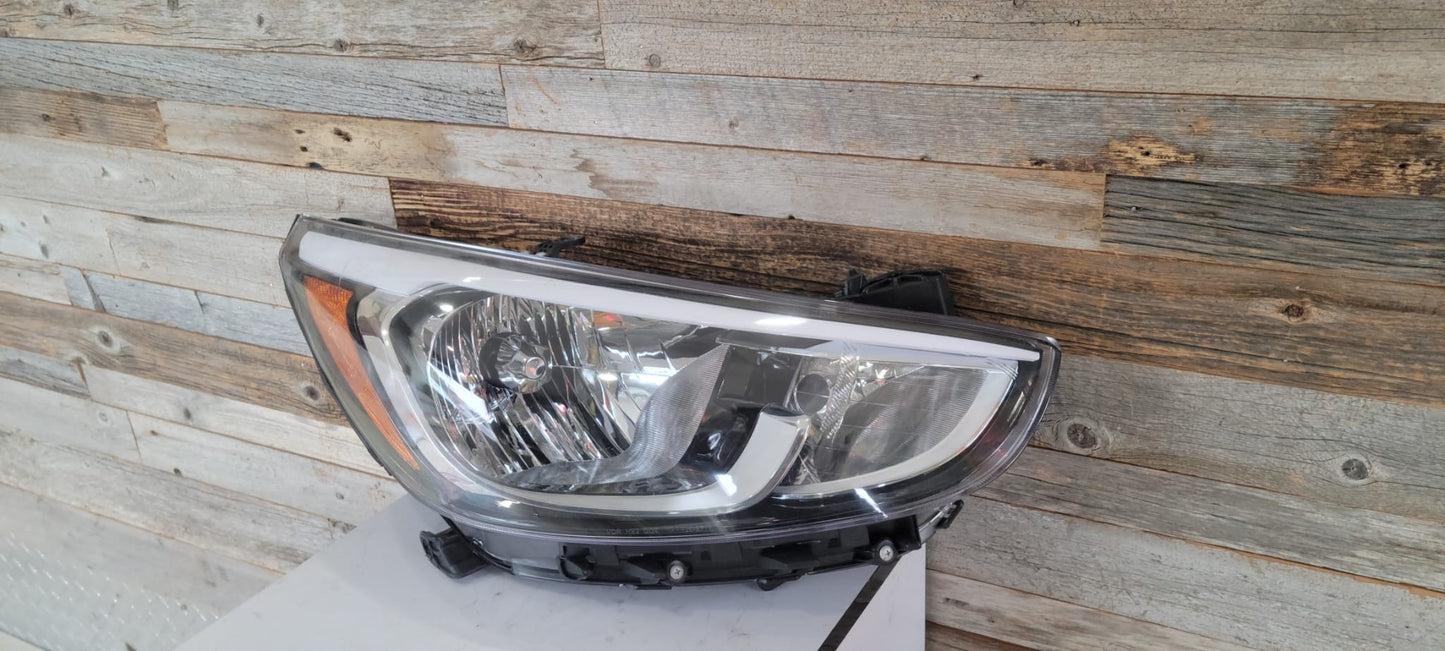 Hyundai ACCENT 2015-2017 | Passenger Headlamp assy composite