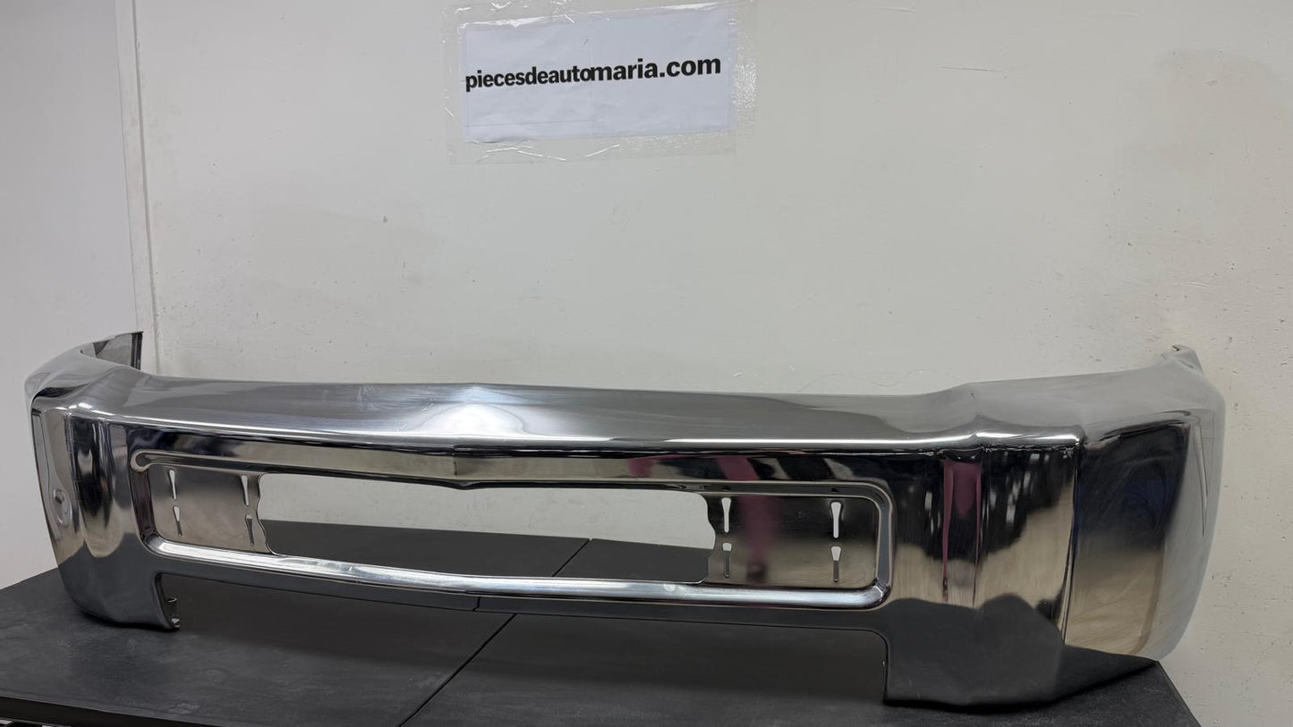CHEVROLET SILVERADO 2500/3500 HD|2015-2019| Front bumper face bar w/o SENSORS; w/o FOG LAMPS CHRome