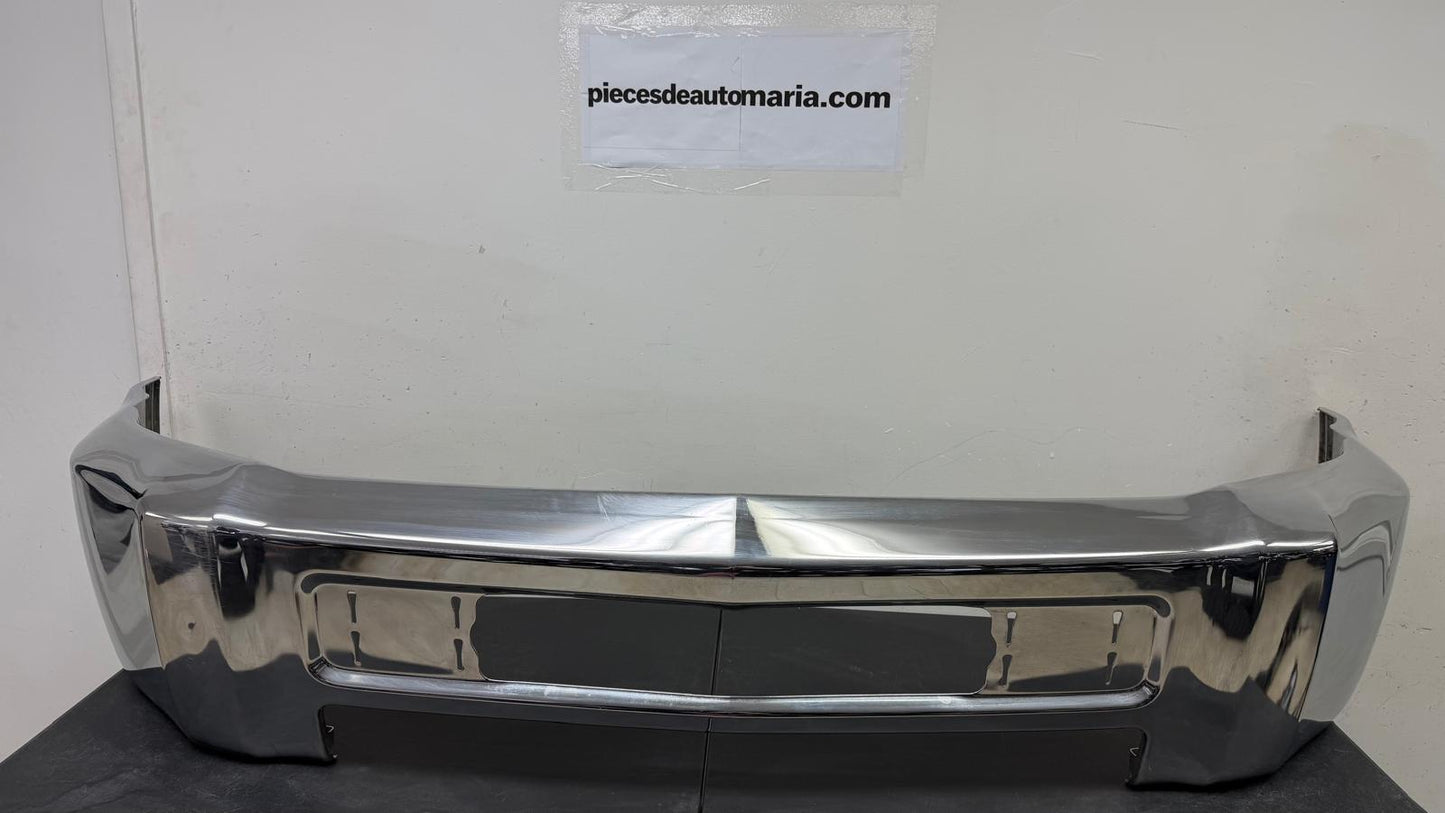 CHEVROLET SILVERADO 2500/3500 HD|2015-2019| Front bumper face bar w/o SENSORS; w/o FOG LAMPS CHRome