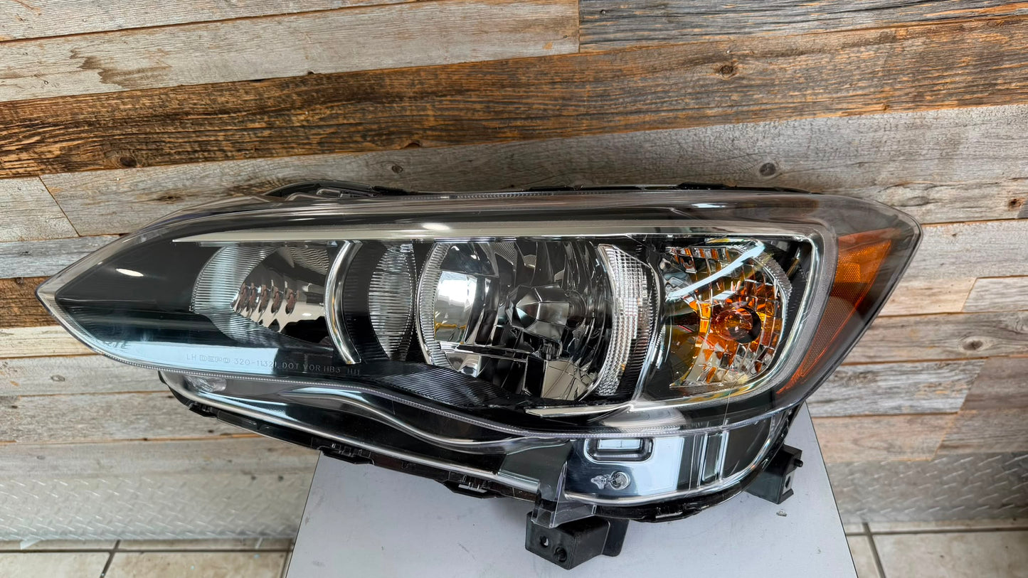 SUBARU IMPREZA 2017-2023 Driver Headlamp assy composite Sedan; Halogen