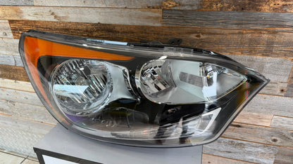 KIA RIO 2012-2017 Passenger Headlamp assy composite H/B; w/o LED Position Lamp