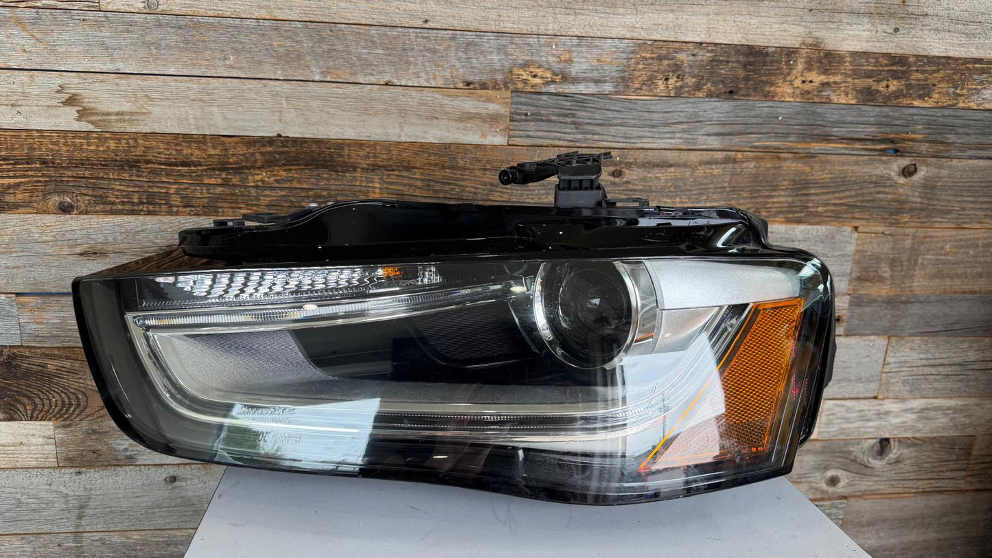 AUDI ALLROAD 2013-2016 Driver Headlamp lens/housing Xenon; w/o Curve Lighting