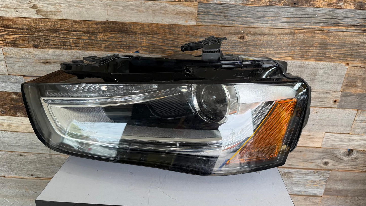 AUDI ALLROAD 2013-2016 Driver Headlamp lens/housing Xenon; w/o Curve Lighting