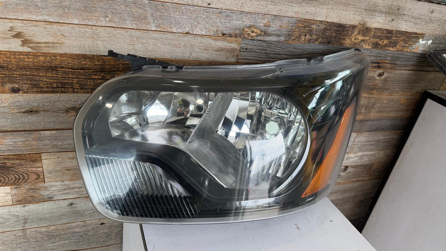 FORD TRANSIT-150 2016-2019 Driver Headlamp assy composite ; w/o Chrome Trim