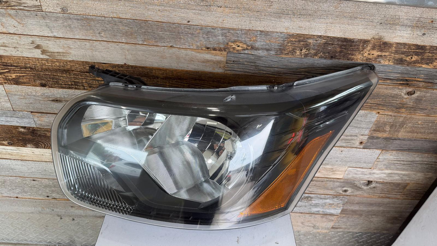 FORD TRANSIT-150 2016-2019 Driver Headlamp assy composite ; w/o Chrome Trim