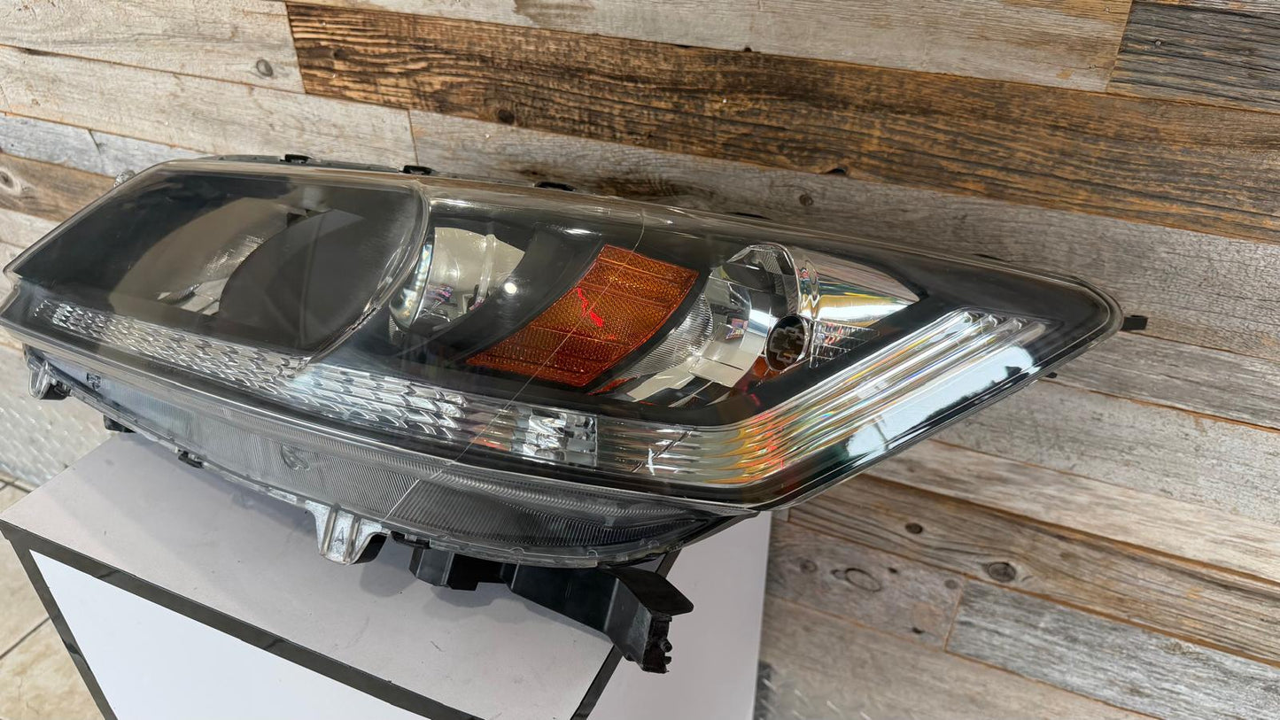 HONDA ACCORD 2013-2015 Driver Headlamp assy composite EX-L V-6|TOURING; 3.5L; Sedan; Halogen; w/LED DRL