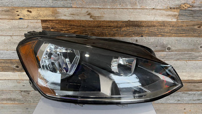 VOLKSWAGEN GOLF 2014-2017 Passenger Headlamp Halogen