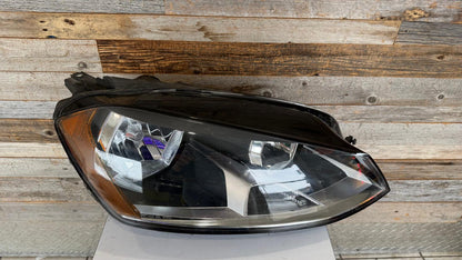 VOLKSWAGEN GOLF 2014-2017 Passenger Headlamp Halogen