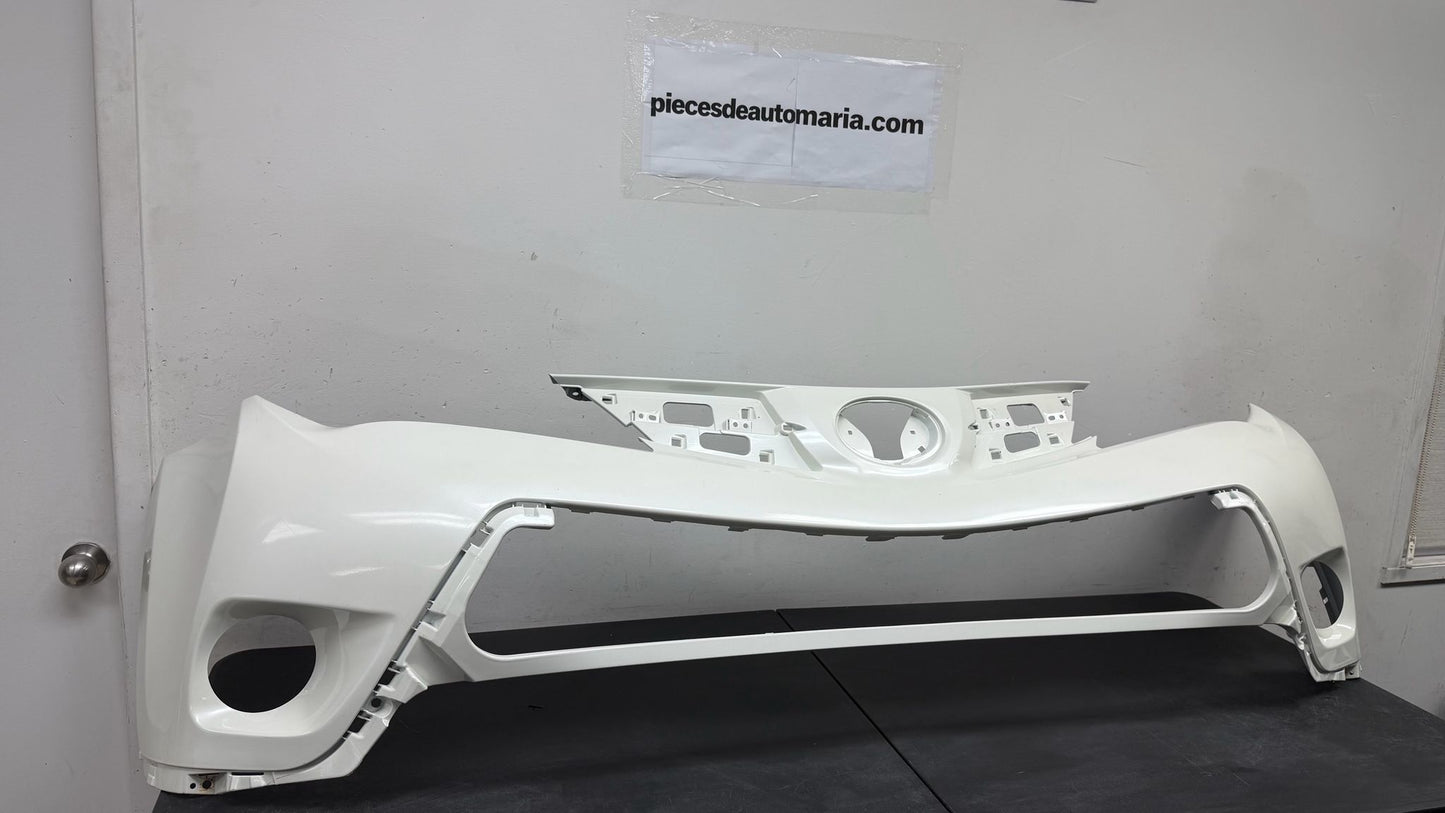 TOYOTA RAV4 2013-2015 Front bumper cover WHITE PEARL