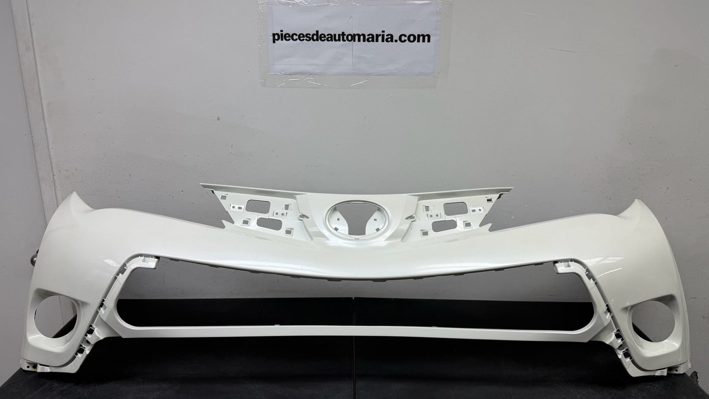 TOYOTA RAV4 2013-2015 Front bumper cover WHITE PEARL