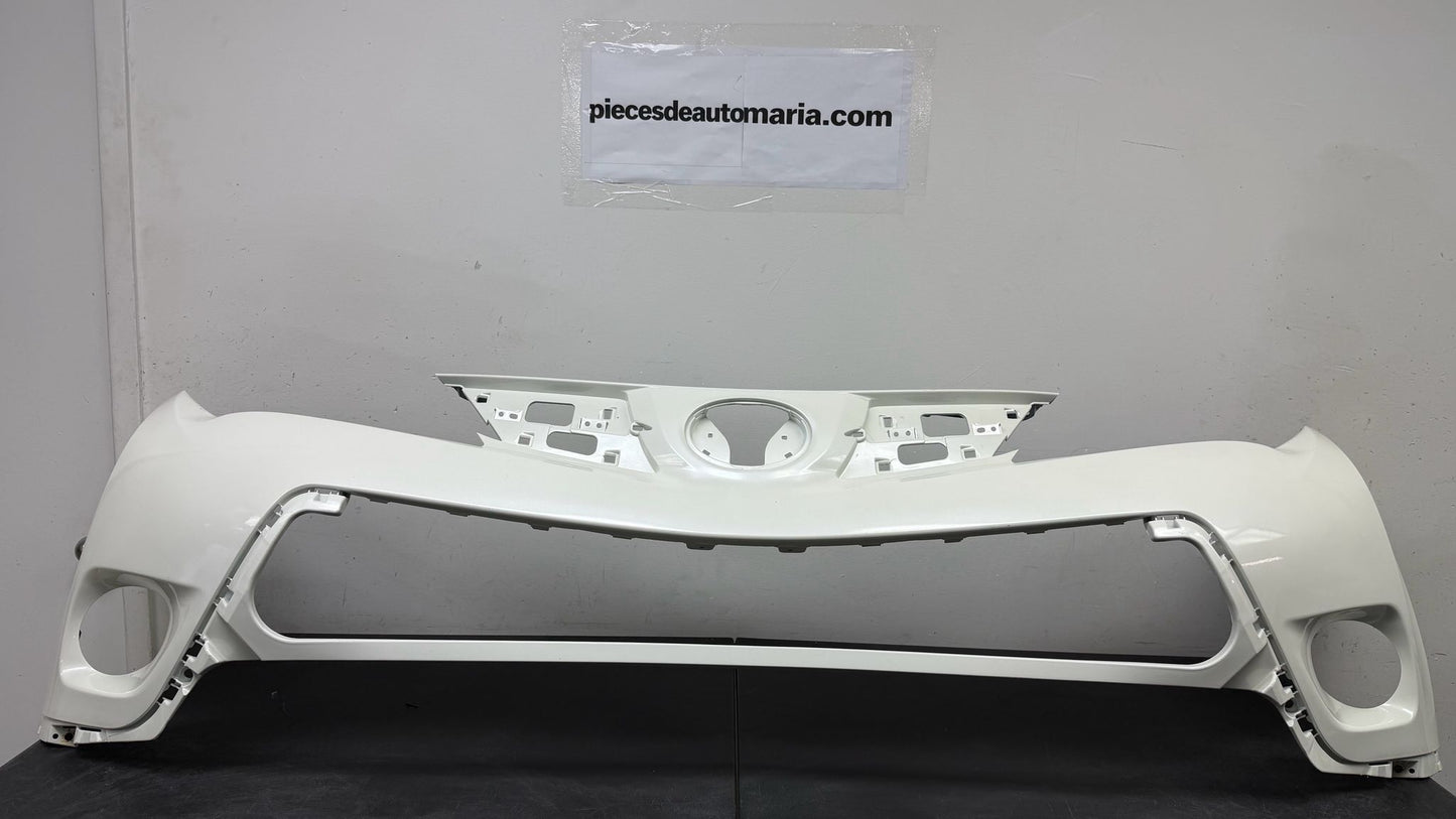 TOYOTA RAV4 2013-2015 Front bumper cover WHITE PEARL