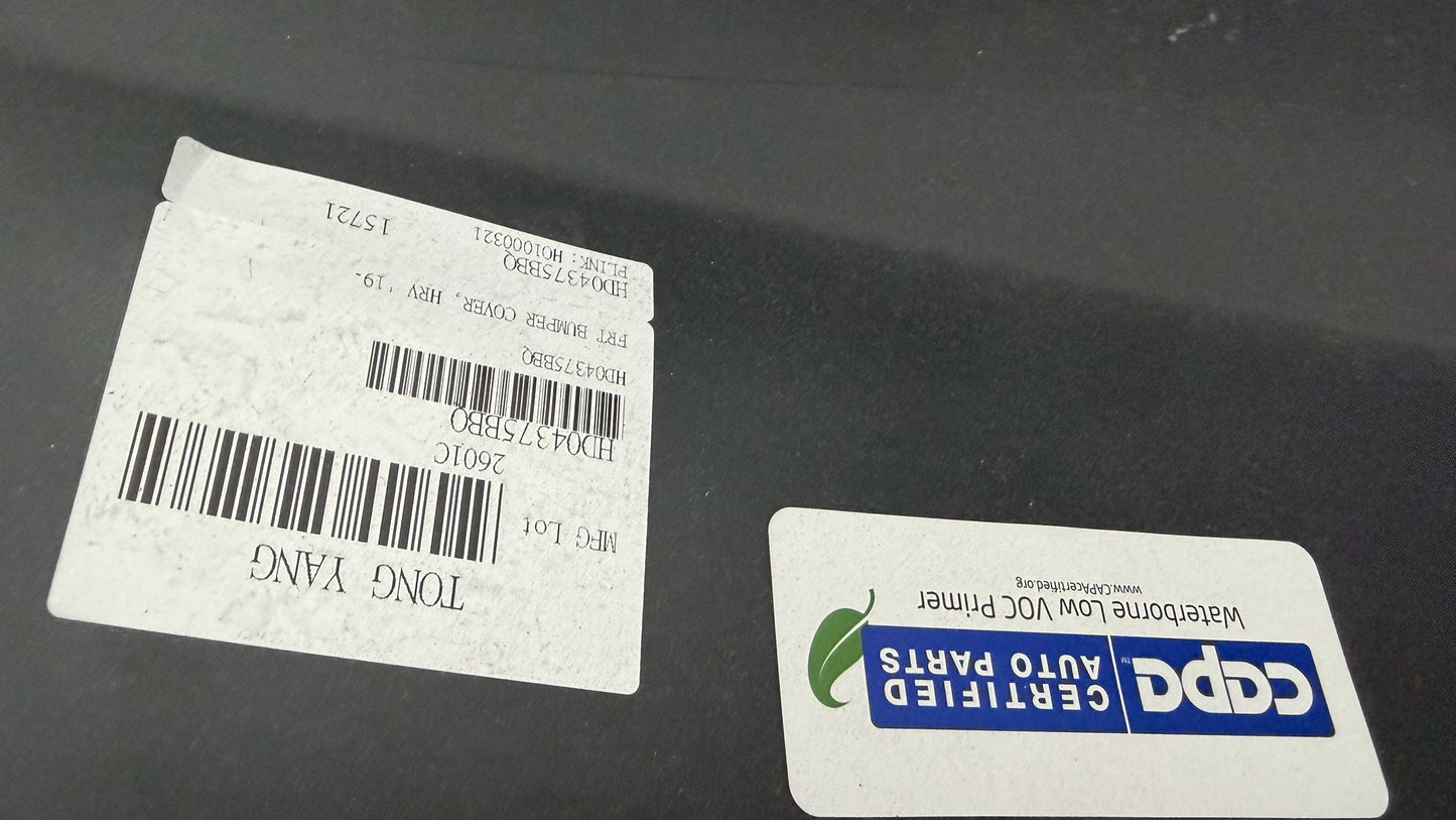 HONDA HR-V 2019-2022 Front bumper cover SILVER GREY