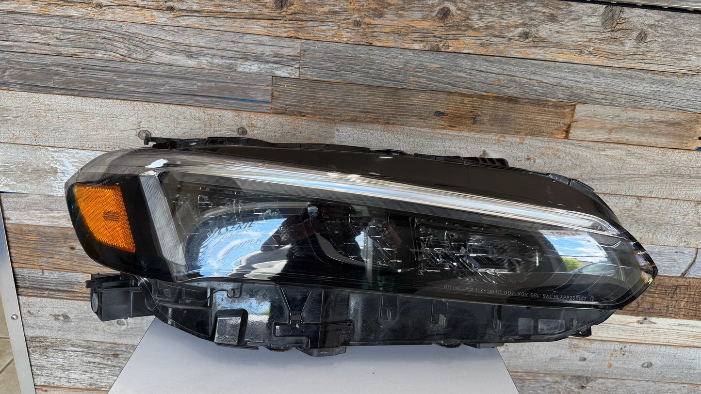 HONDA CIVIC 2022-2025 Passenger Headlamp assy composite EX|LX; Canada Built