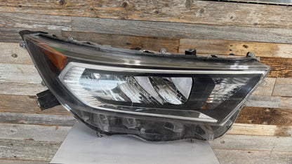 TOYOTA RAV4 2019-2021 Passenger Headlamp assy composite ADVENTURE|LIMITED|TRAIL|TRD|XLE|XLE PREMIUM; NA Built; Chrome Bezel