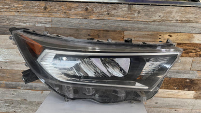 TOYOTA RAV4 2019-2021 Passenger Headlamp assy composite ADVENTURE|LIMITED|TRAIL|TRD|XLE|XLE PREMIUM; NA Built; Chrome Bezel