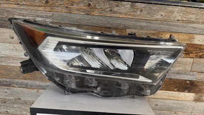 TOYOTA RAV4 2019-2021 Passenger Headlamp assy composite ADVENTURE|LIMITED|TRAIL|TRD|XLE|XLE PREMIUM; NA Built; Chrome Bezel