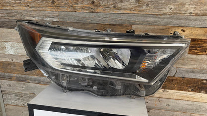 TOYOTA RAV4 2019-2021 Passenger Headlamp assy composite ADVENTURE|LIMITED|TRAIL|TRD|XLE|XLE PREMIUM; NA Built; Chrome Bezel