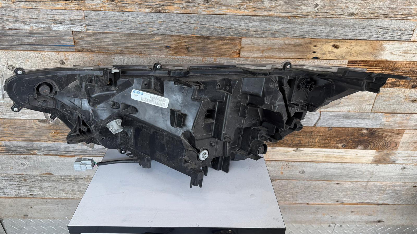 TOYOTA RAV4 2019-2021 Passenger Headlamp assy composite ADVENTURE|LIMITED|TRAIL|TRD|XLE|XLE PREMIUM; NA Built; Chrome Bezel
