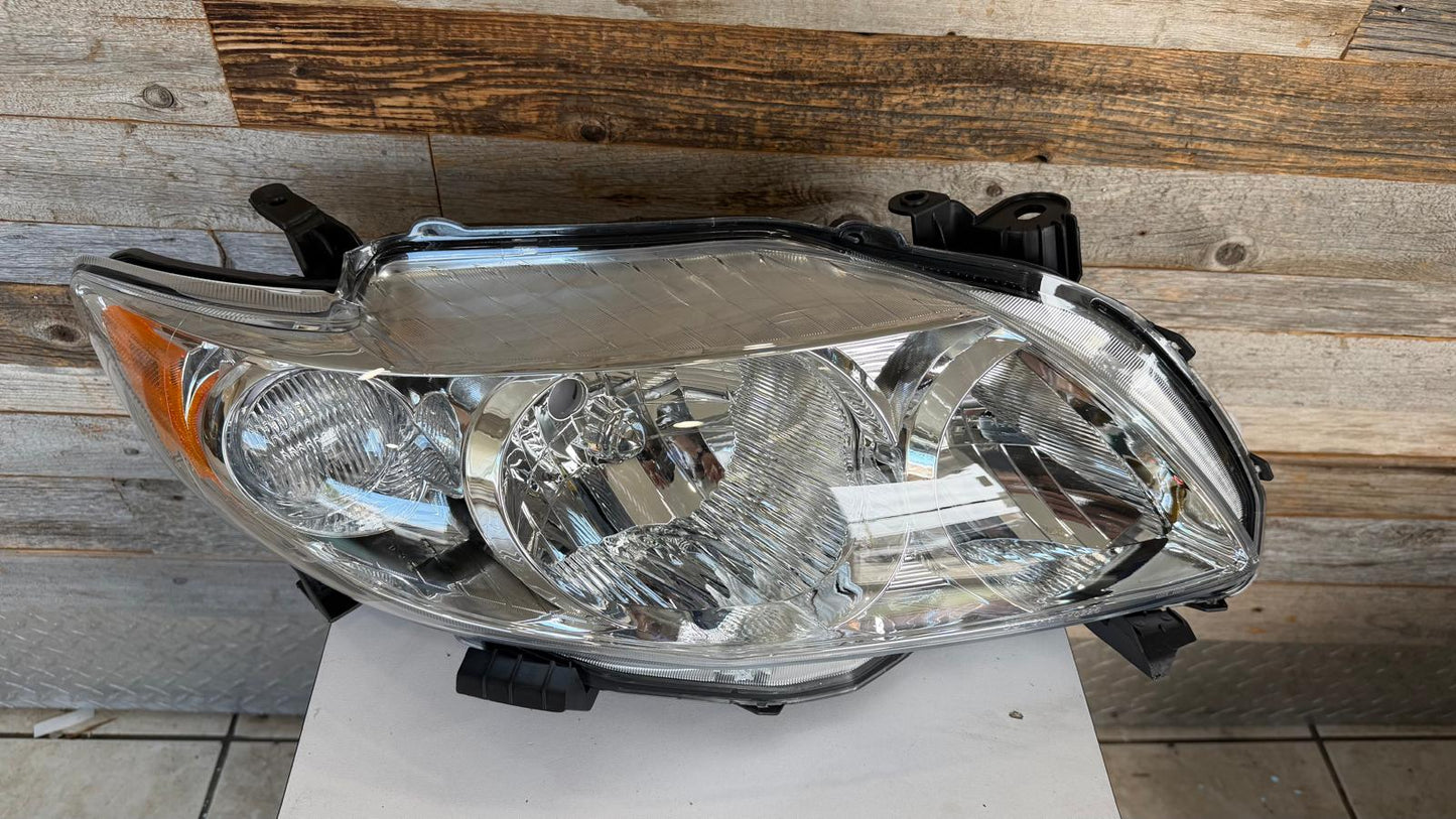 TOYOTA COROLLA 2009-2010 Passenger Headlamp assy composite BASE|CE|LE|XLE