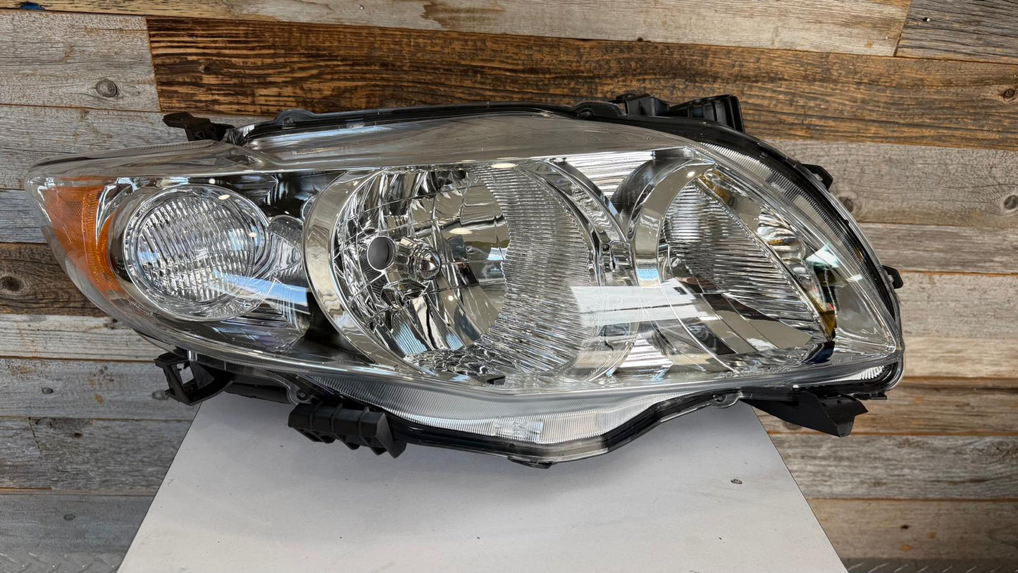 TOYOTA COROLLA 2009-2010 Passenger Headlamp assy composite BASE|CE|LE|XLE