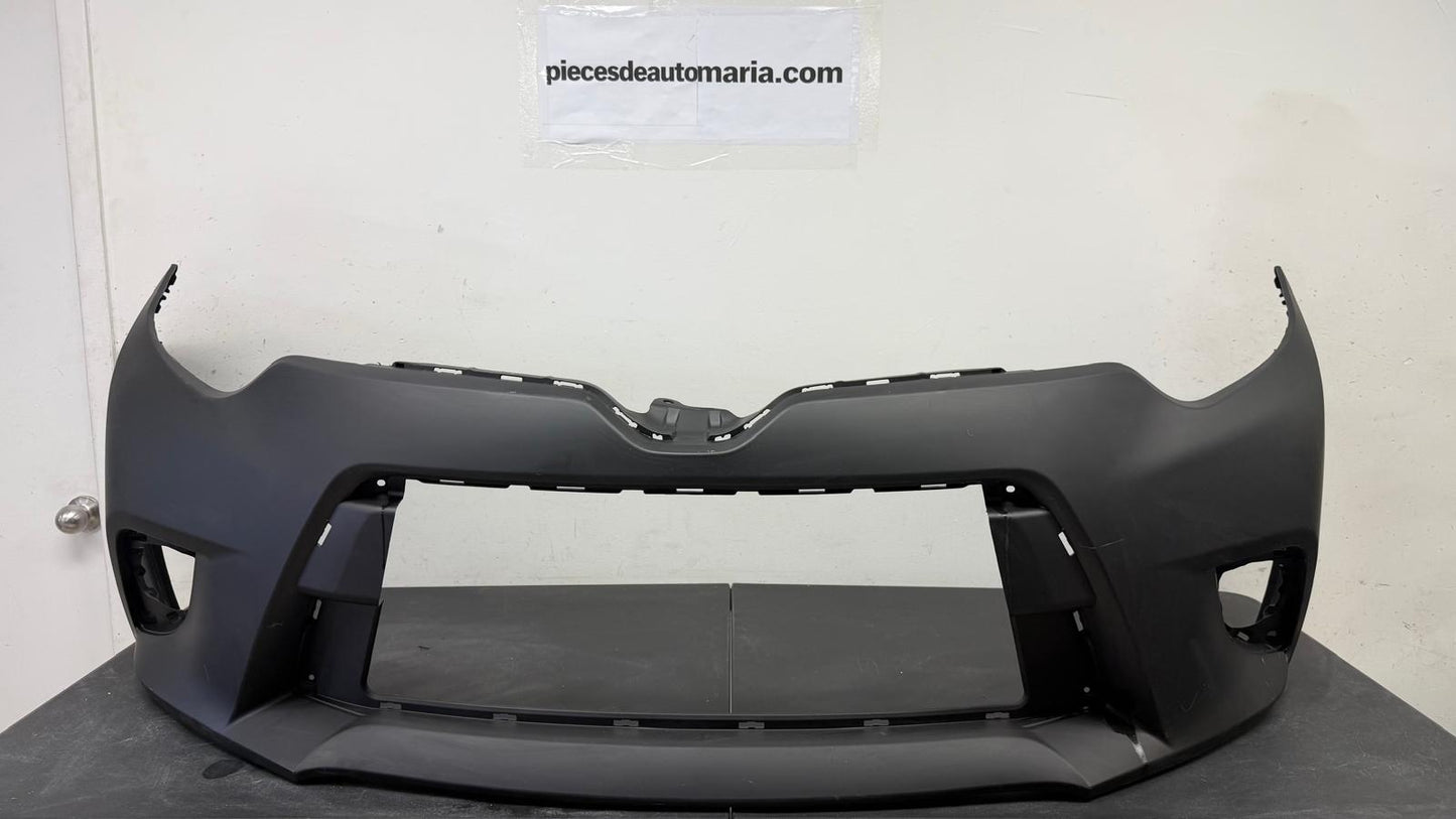 TOYOTA COROLLA 2014-2016 Front bumper cover CE|L|LE|LE ECO; w/o Chrome Grille Surround; prime