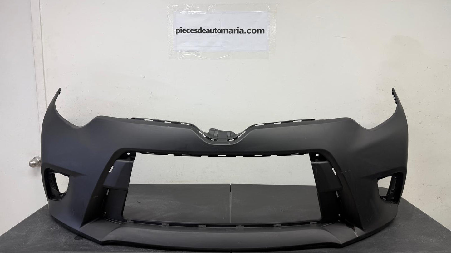 TOYOTA COROLLA 2014-2016 Front bumper cover CE|L|LE|LE ECO; w/o Chrome Grille Surround; prime