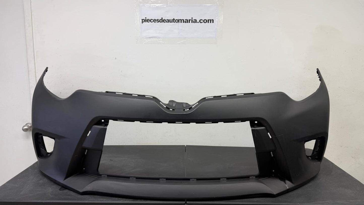 TOYOTA COROLLA 2014-2016 Front bumper cover CE|L|LE|LE ECO; w/o Chrome Grille Surround; prime
