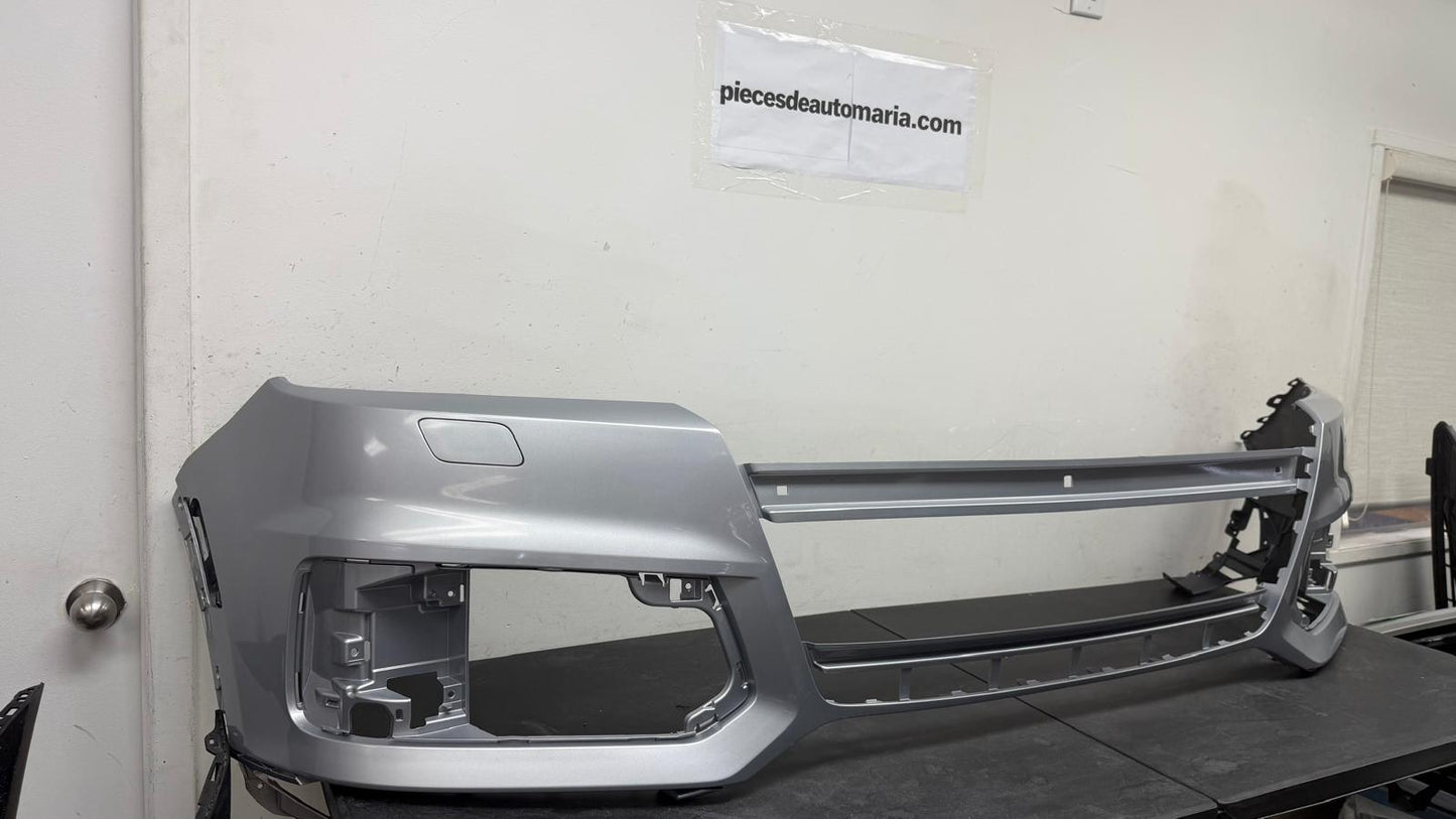 AUDI Q7 2017-2019 Front bumper cover w/Headlamp Washer; w/o Parallel Park Assist