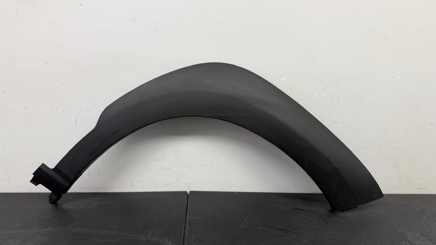 HYUNDAI KONA 2018-2021 Passenger Front wheel opening molding ESSENTIAL|LUXURY|PREFERRED|SE|SEL|SEL PLUS; Black