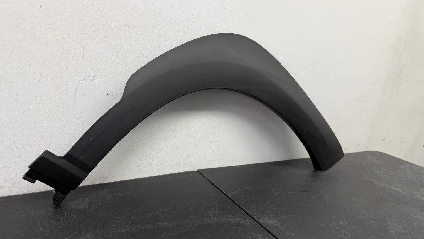 HYUNDAI KONA 2018-2021 Passenger Front wheel opening molding ESSENTIAL|LUXURY|PREFERRED|SE|SEL|SEL PLUS; Black