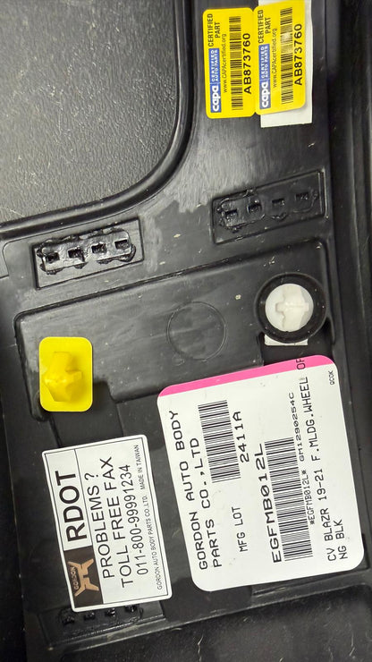 CHEVROLET BLAZER 2019-2022 Driver Front wheel opening molding PTM