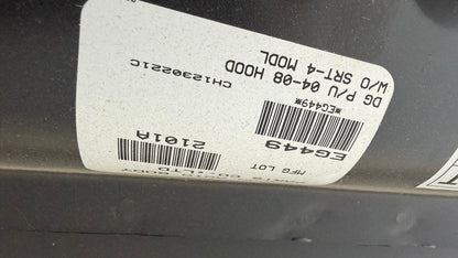 Dodge RAM 1500/ 2005-2009 Hood panel assy R1500 MEGA CAB; w/o Power Bulge