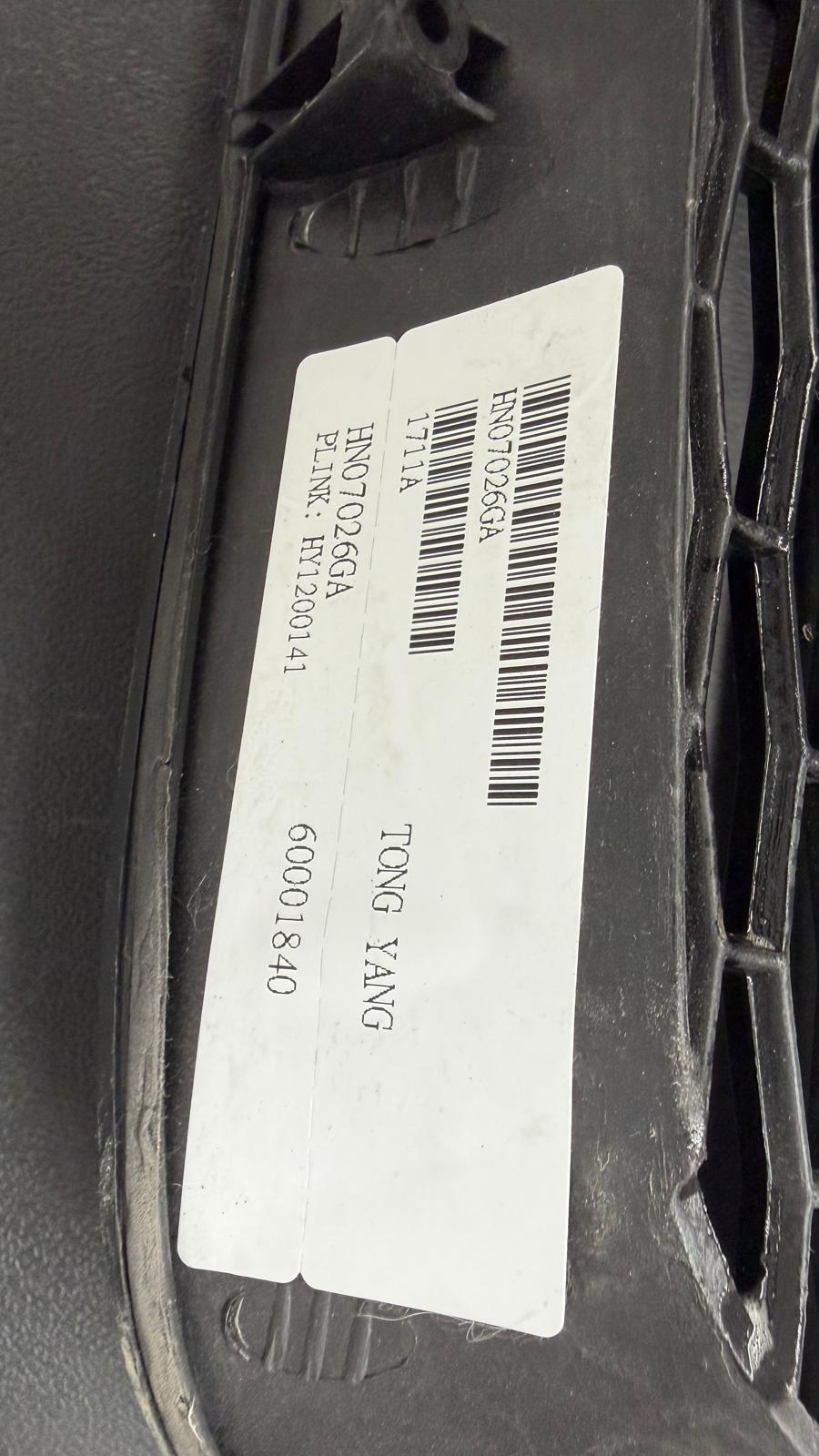 FRONT GRILLE BLACK HYUNDAI SONATA 2006-2008