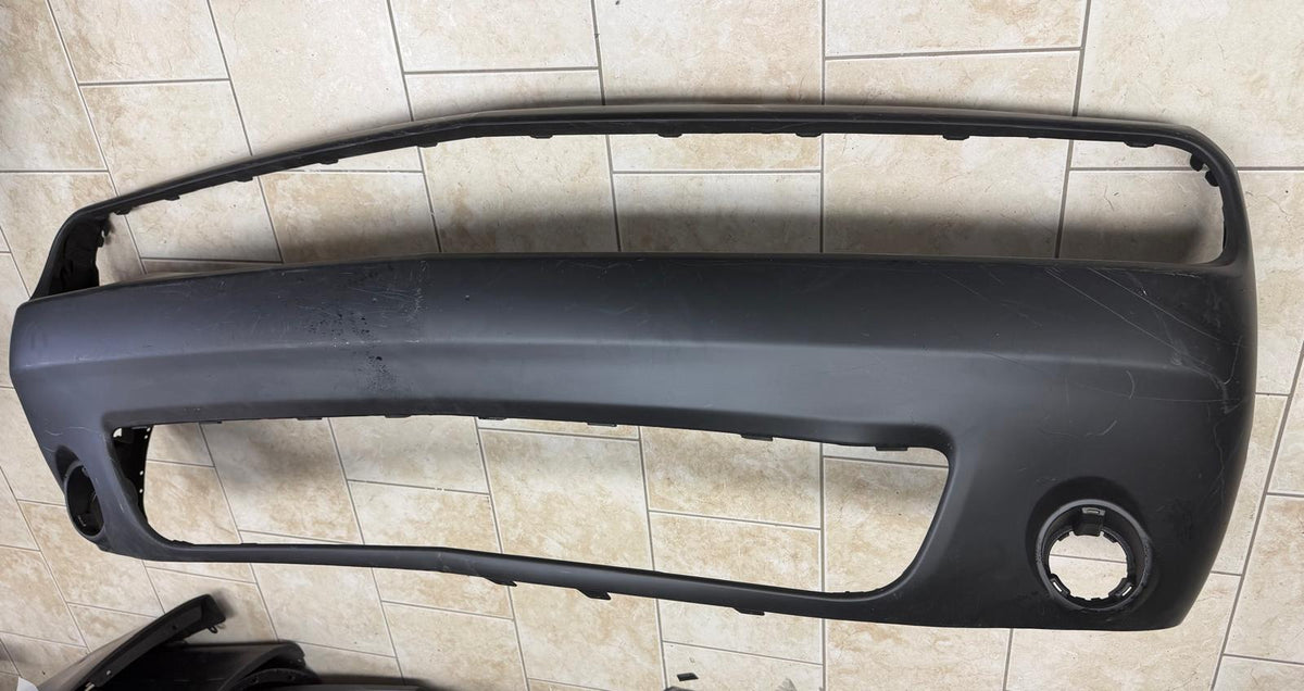 DODGE CHALLENGER 2015-2023 Front bumper cover BASE; w/o Wide Body; w/o Fender Flares; w/Fog Lamps; prime