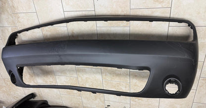 DODGE CHALLENGER 2015-2023 Front bumper cover BASE; w/o Wide Body; w/o Fender Flares; w/Fog Lamps; prime