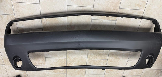 DODGE CHALLENGER 2015-2023 Front bumper cover BASE; w/o Wide Body; w/o Fender Flares; w/Fog Lamps; prime