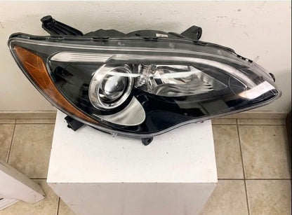 CHRYSLER 200  HEADLAMP PASSENGER 2011-2014 HALOGEN BLACK BEZEL S MODEL