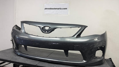 TOYOTA COROLLA 2011-2013 Front bumper cover BASE|CE|LE; Silver grey