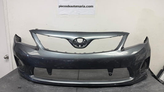 TOYOTA COROLLA 2011-2013 Front bumper cover BASE|CE|LE; Silver grey