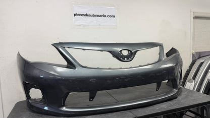 TOYOTA COROLLA 2011-2013 Front bumper cover BASE|CE|LE; Silver grey