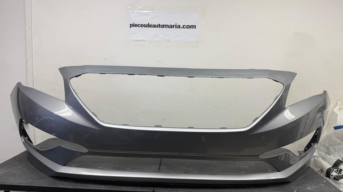HYUNDAI SONATA 2015-2017 Front bumper cover 2.4L; Std Type; w/o Park Assist; prime