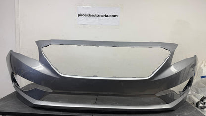 HYUNDAI SONATA 2015-2017 Front bumper cover 2.4L; Std Type; w/o Park Assist; prime