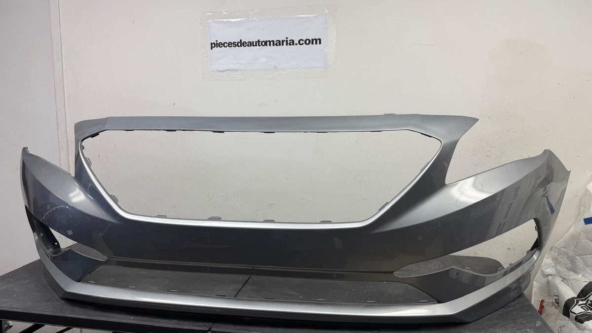 HYUNDAI SONATA 2015-2017 Front bumper cover 2.4L; Std Type; w/o Park Assist; prime