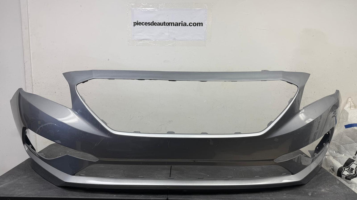 HYUNDAI SONATA 2015-2017 Front bumper cover 2.4L; Std Type; w/o Park Assist; prime