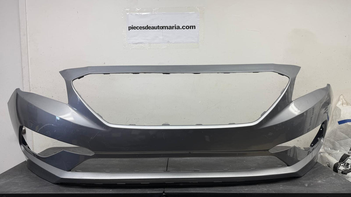 HYUNDAI SONATA 2015-2017 Front bumper cover 2.4L; Std Type; w/o Park Assist; prime