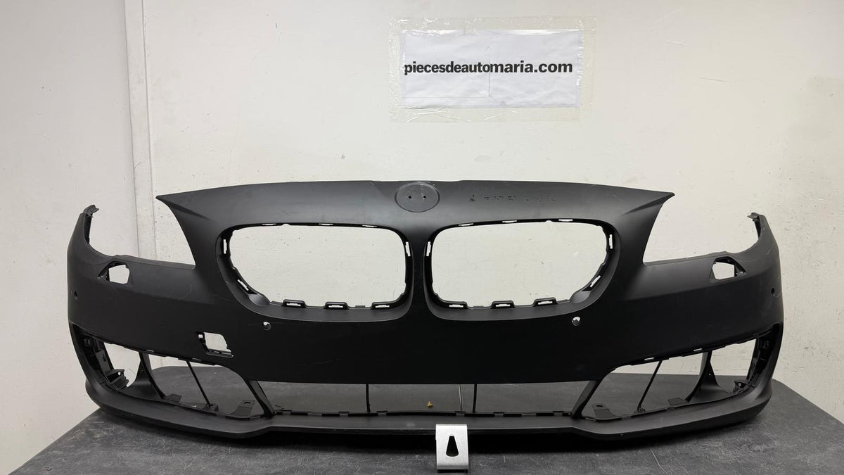 BMW 528i/535d/535i/550i +1 2014-2016 Front bumper cover F10; w/o M Pkg; w/Park Distance Control; w/Side View Camera; prime