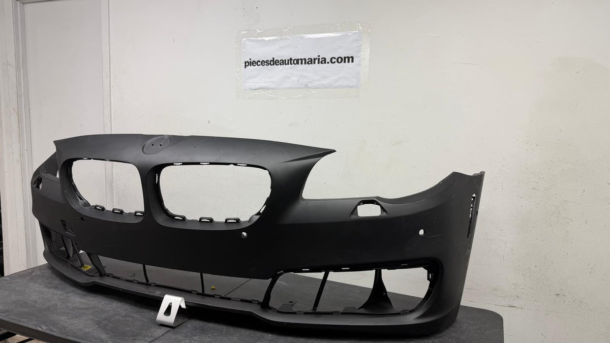 BMW 528i/535d/535i/550i +1 2014-2016 Front bumper cover F10; w/o M Pkg; w/Park Distance Control; w/Side View Camera; prime