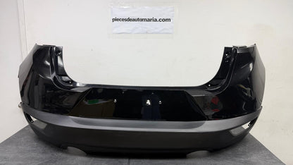 MAZDA CX-3 2016-2022 Rear bumper cover Hiroshima Plant; Smooth Upper/Textured Lower; BLACK COLOR