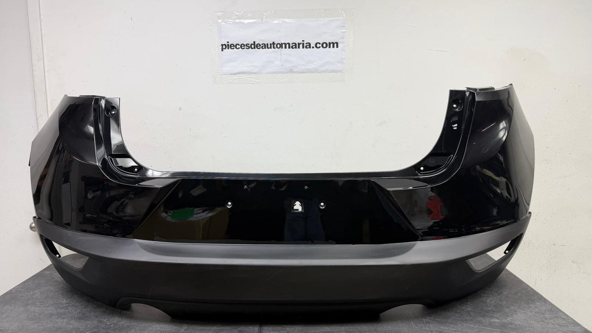 MAZDA CX-3 2016-2022 Rear bumper cover Hiroshima Plant; Smooth Upper/Textured Lower; BLACK COLOR